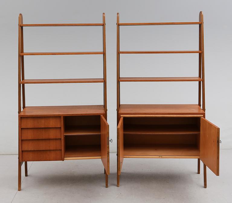 BOKHYLLOR, 1 par, 1900-talets mitt.