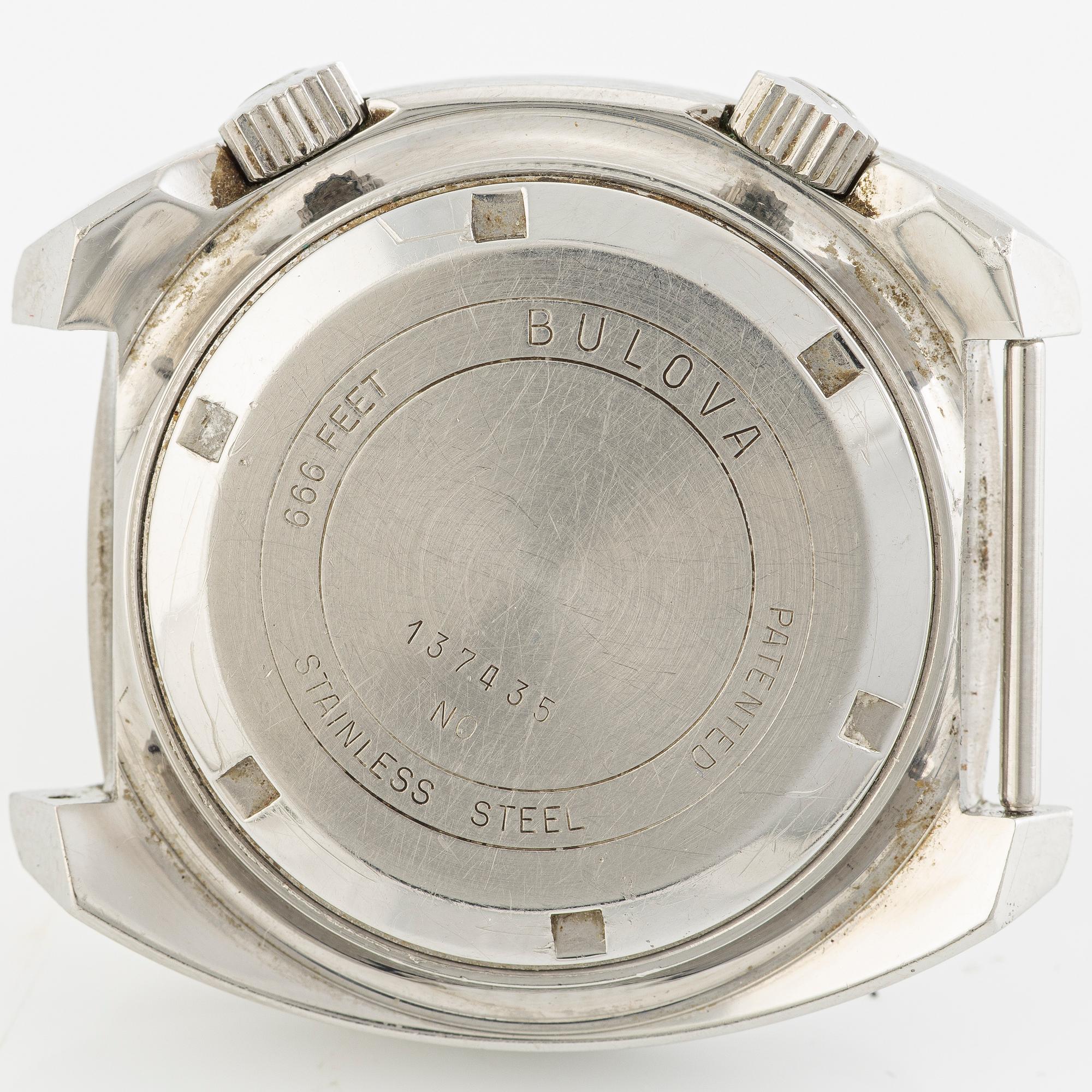 Bulova, Accutron, World Timer, armbandsur, 41 mm.