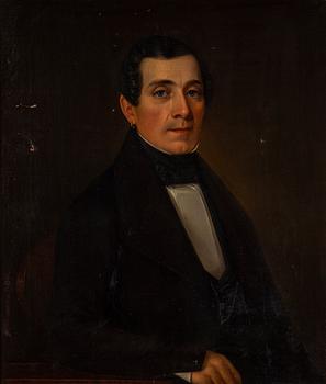 Erik Wahlbergson, oil on canvas, signed and dated 1844.