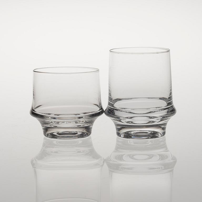 TAPIO WIRKKALA, glas, 10 st, "Marski", Iittala, 1900-talets slut.