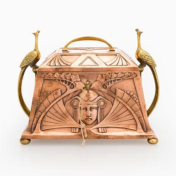 Box, WMF (Württembergische Metallwarenfabrik), early 20th century.
