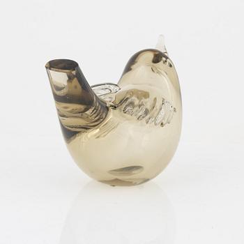 Tyra Lundgren, a glass sculpture of a bird, Venini, Murano, Italy circa 1937-38.