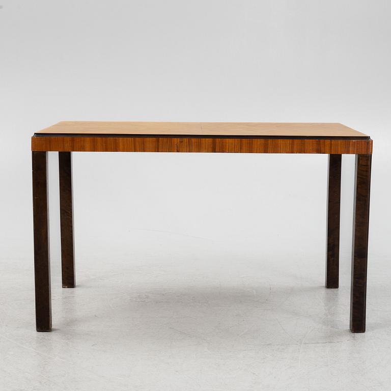 Swedish Modern, a library table, possibly Firma Boet, provenance: Factory owner Neck's residence in Nossebro, 1930s.