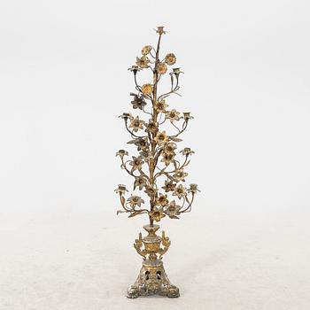 A French late 19th century /20th century candelabra.
