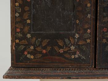 KABINETTSKÅP. Senbarock, 1700-tal.