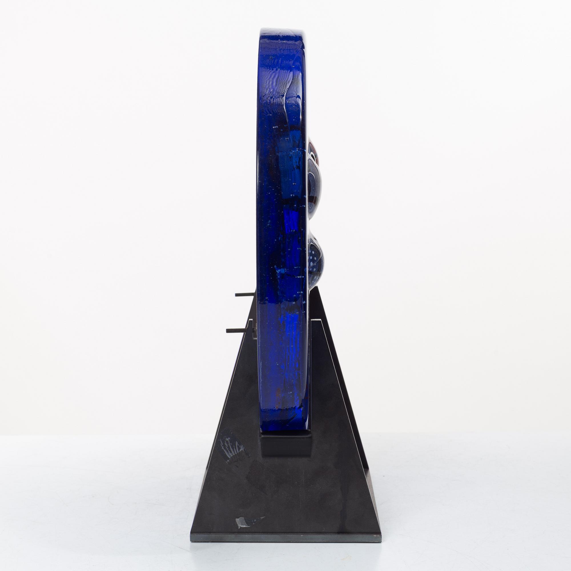 Bertil Vallien, Unique glass sculpture, Kosta Boda.