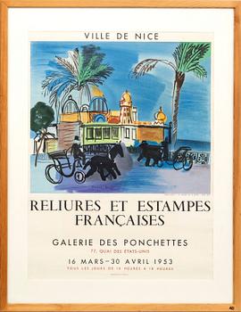 Raoul Dufy, poster 1953.