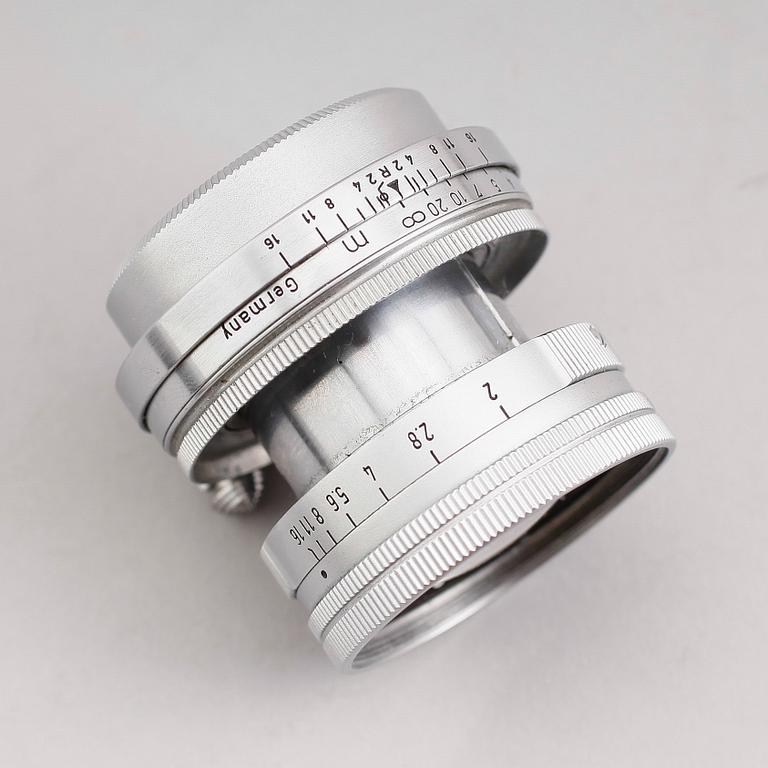 KAMERA med OBJEKTIV och VISOFLEX I, 1+3+1, Leica IIIg, nr. 877 071, Ernst Leitz, GMBH Wetzlar, Tyskland. 1957.