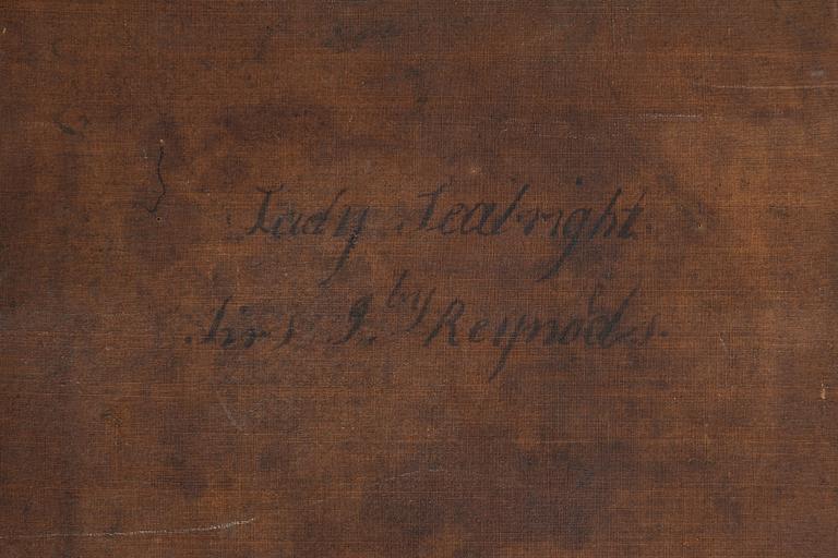 Engelsk skola, 1700-tal. Damporträtt i profil.