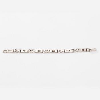Bertel Gardberg, A sterling silver bracelet. Tammisaari 1985.