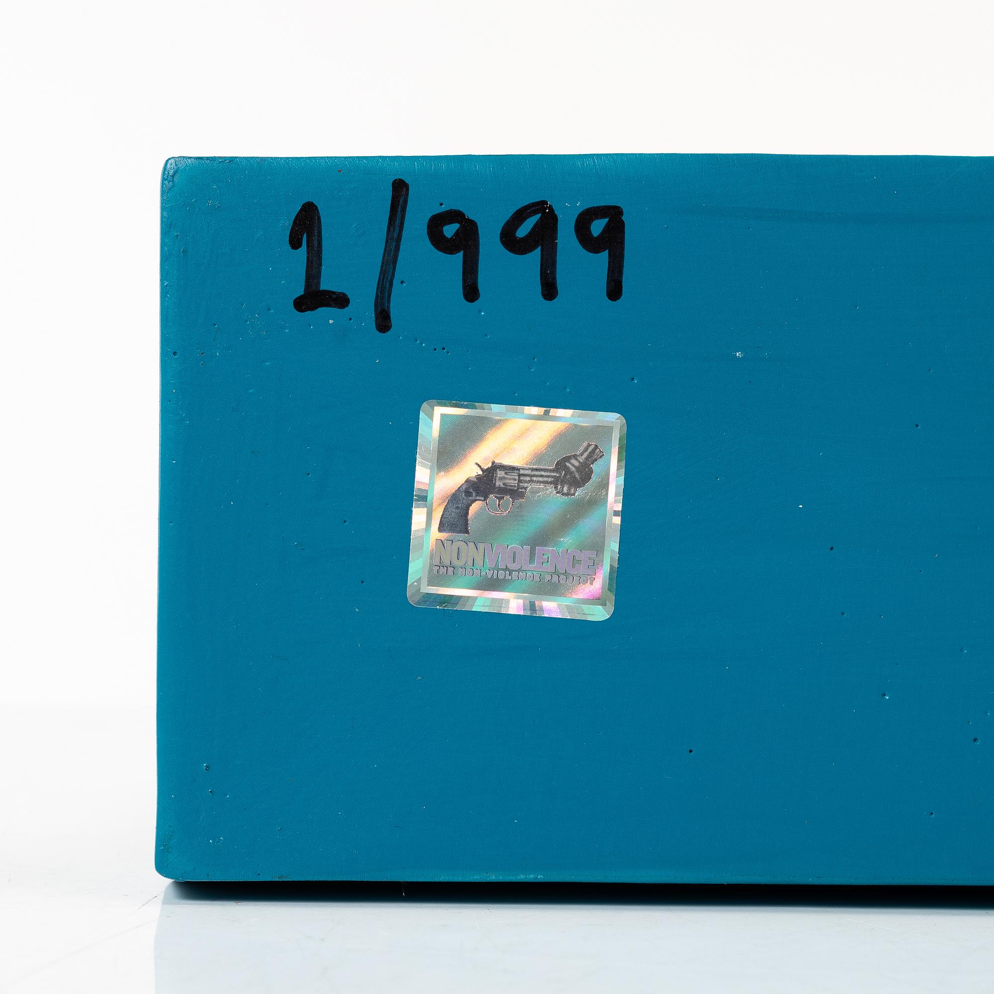 Non-Violence Art Project, 'Non-Violence Twilight Blue'.