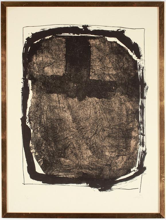 ANTONI TÀPIES, färglitografi, signerad, numrerad 31/75.