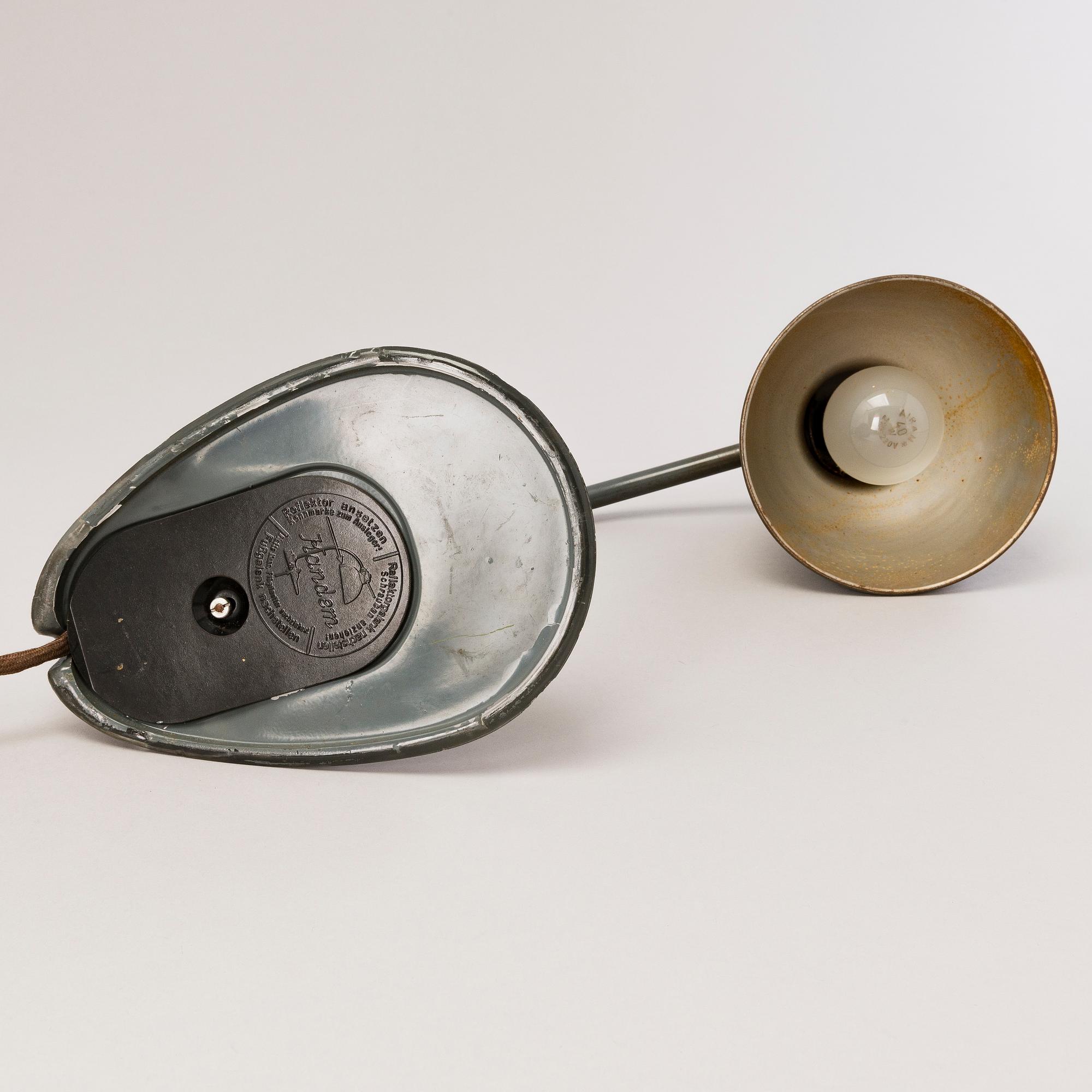 MARIANNE BRANDT, A No. 1115 Desk Lamp, Kandem, Germany first half of 20th century.