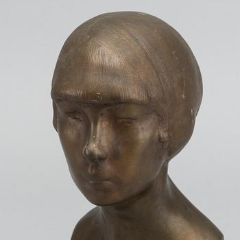ANDERS OLSON, sculpture signed and dated 1915.