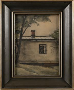 VÄINÖ TIGER, vesiväri, signeerattu ja päivätty -31.