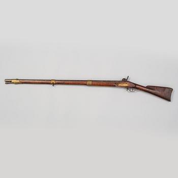 A Swedish percussion gun 1815-49 pattern.