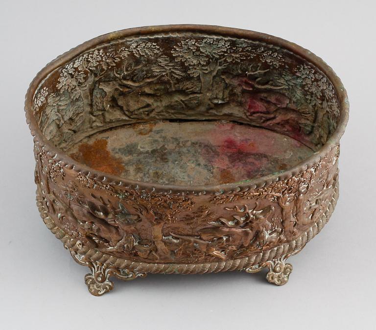 JARDINÄR, mässing, 1800-talets mitt.