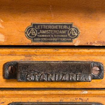FILING CABINET, EARLY 20TH CENTURY.