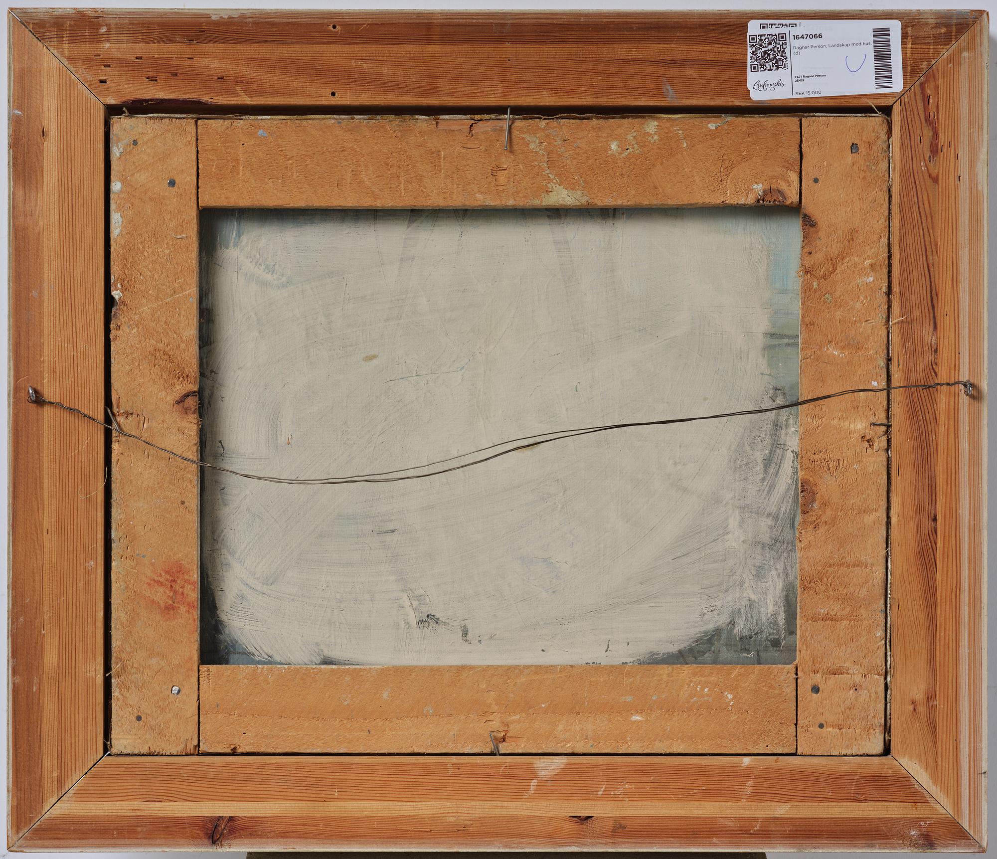 Ragnar Person, Landscape with House.