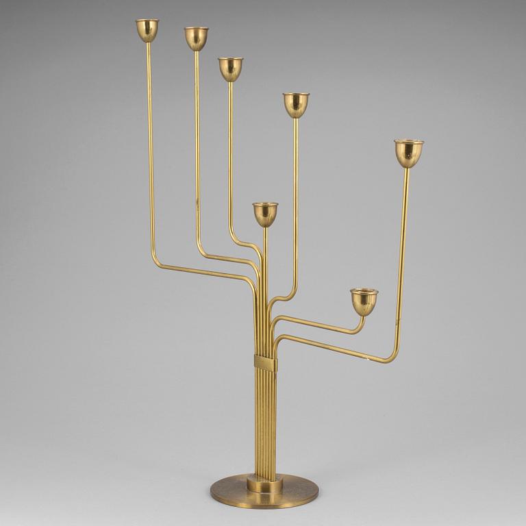 A Piet Hein brass chandelier "Ursa Major".