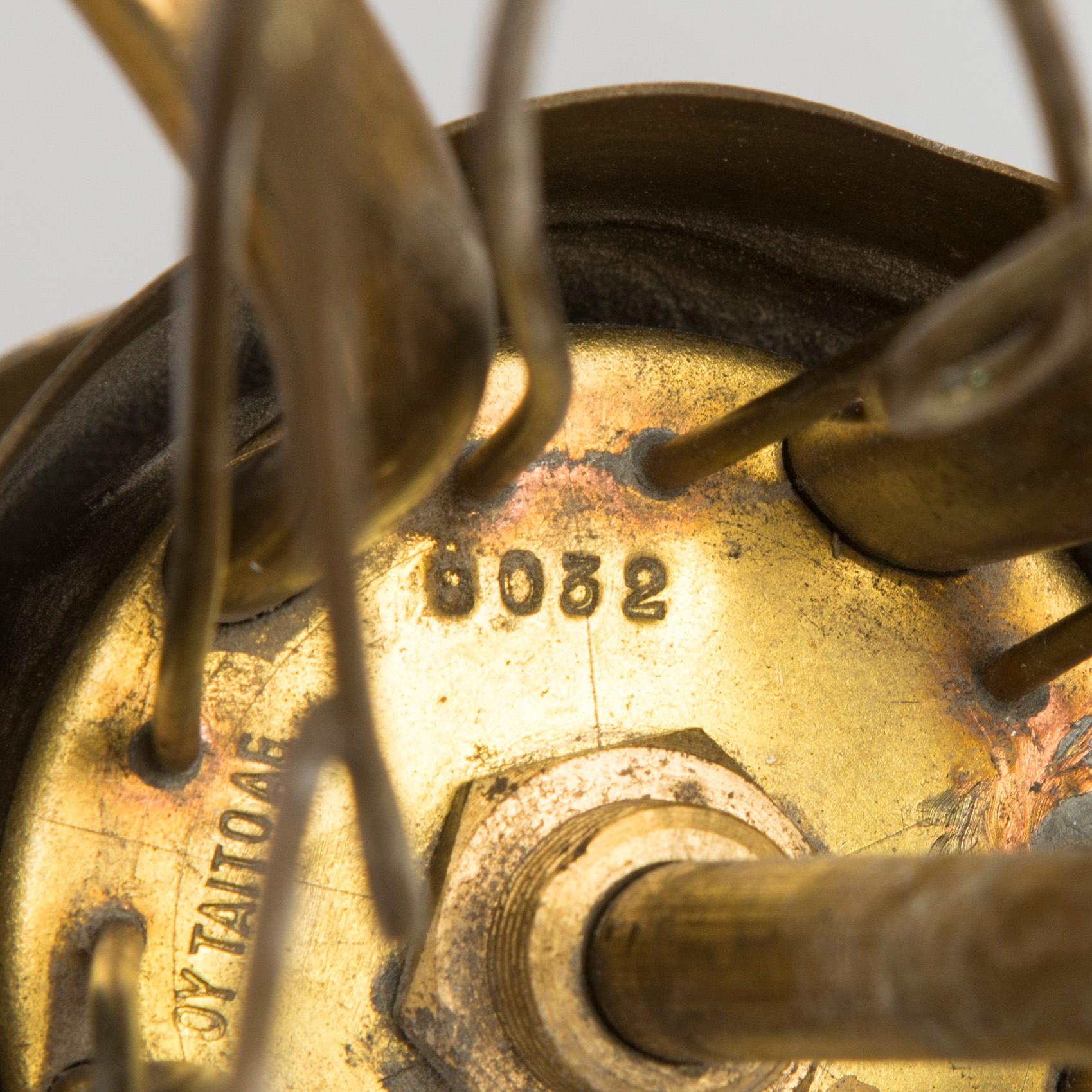 Paavo Tynell, A mid-20th century modell 9032 ceiling light for Taito, Finland.