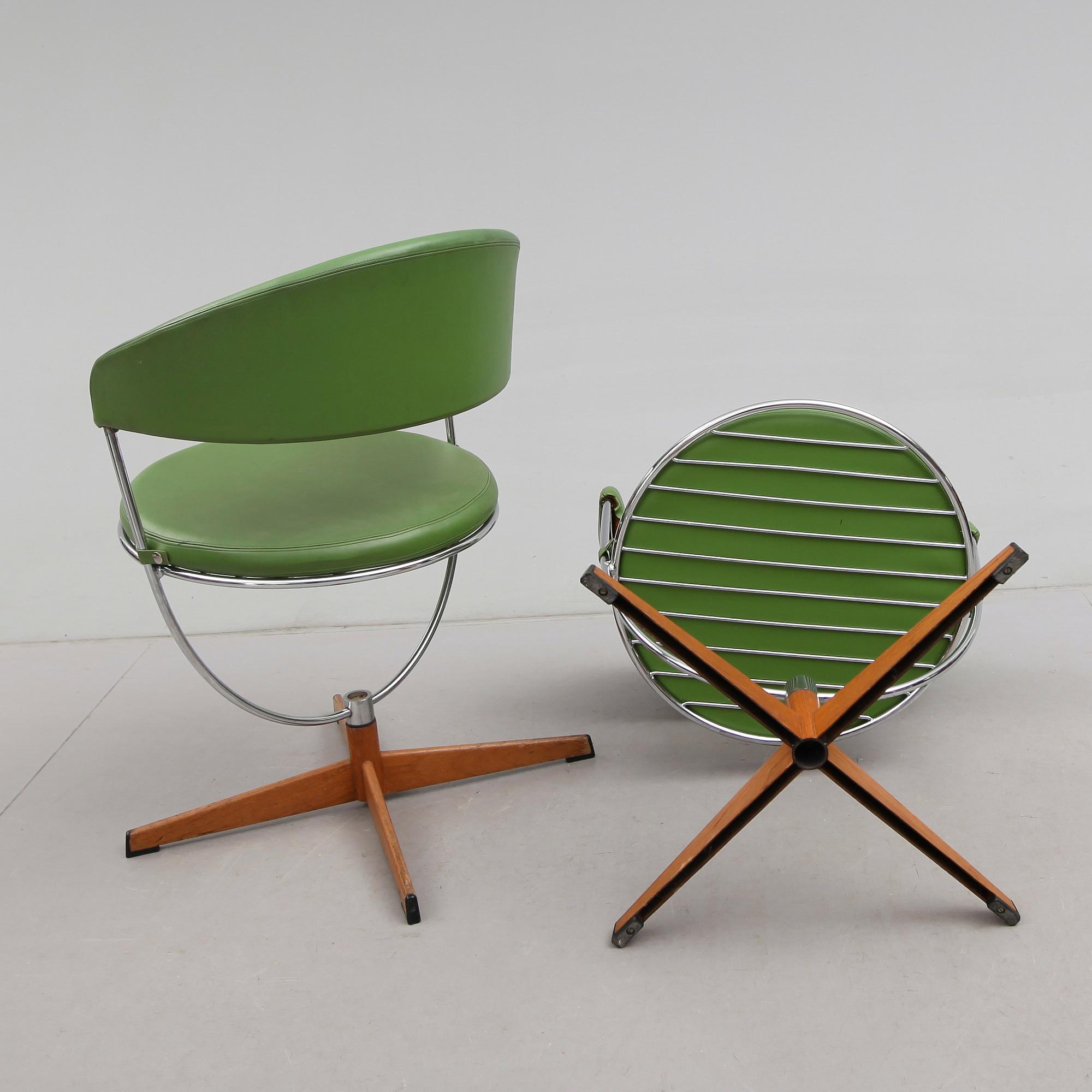 SNURRSTOLAR, 1 par, 1960-tal.