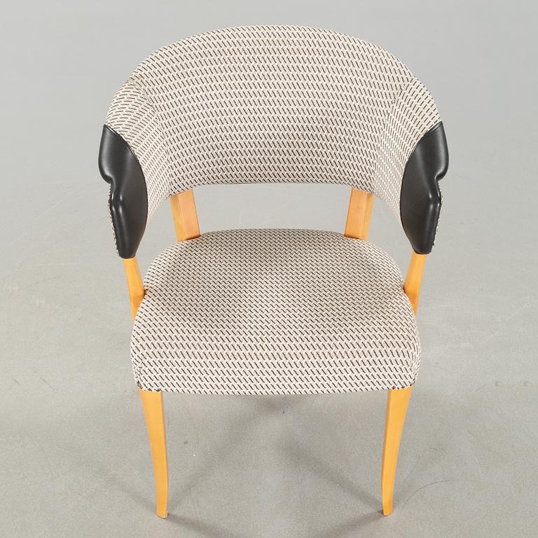 A 21st century"Lata greven" armchair by Carl Malmsten, O.H Sjögren.