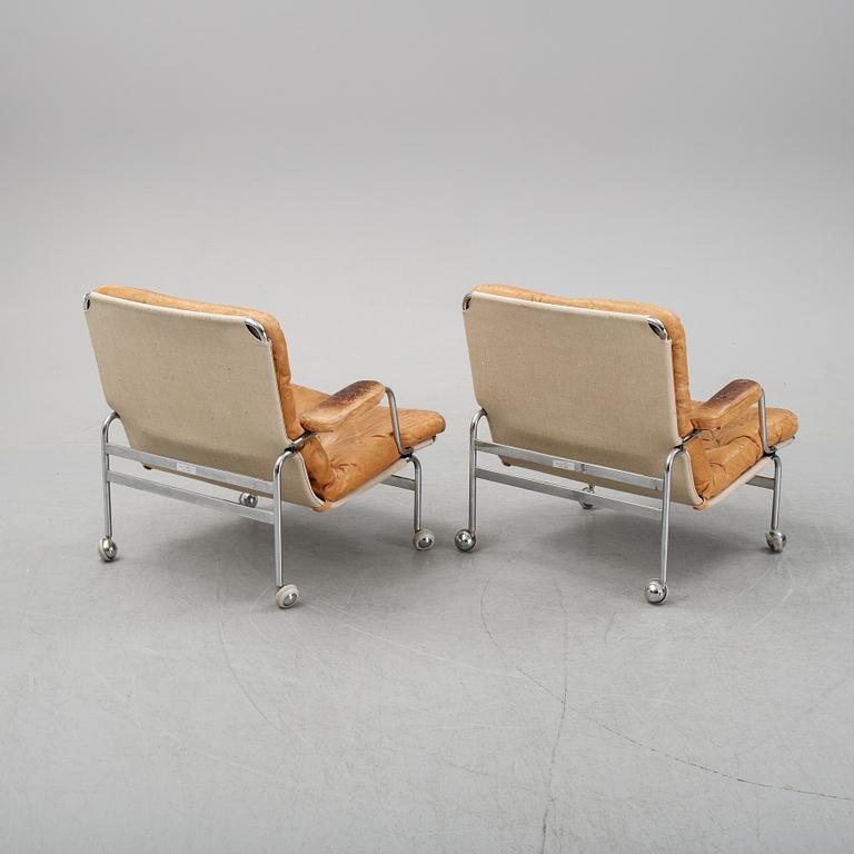 Bruno Mathsson, fåtöljer, ett par, Karin 73, Dux.