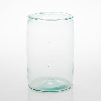 Lasipurkkeja, 3 kpl, mm Karhulan lasitehdas, 1900-luvun alkupuoli.