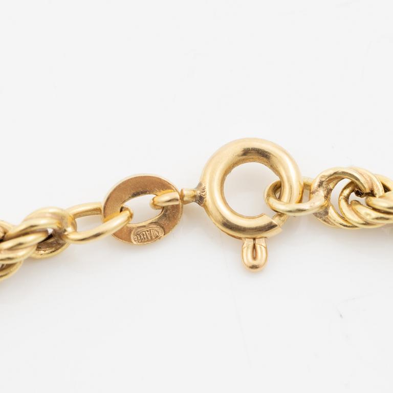 Necklace 18K gold.