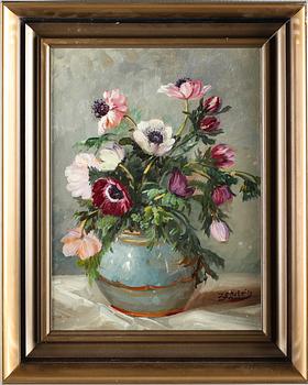 INGEBORG B DUBOIS, olja på duk, signerad.