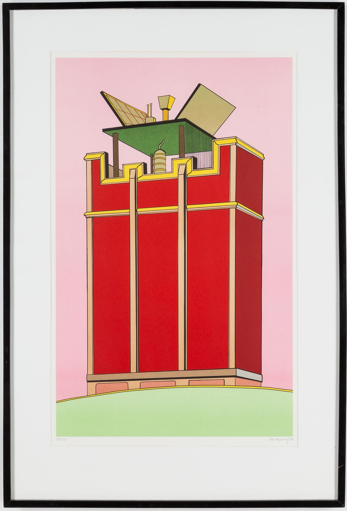 STEN EKLUND, färglitografi, 2006, signerad och numrerad 100/150.