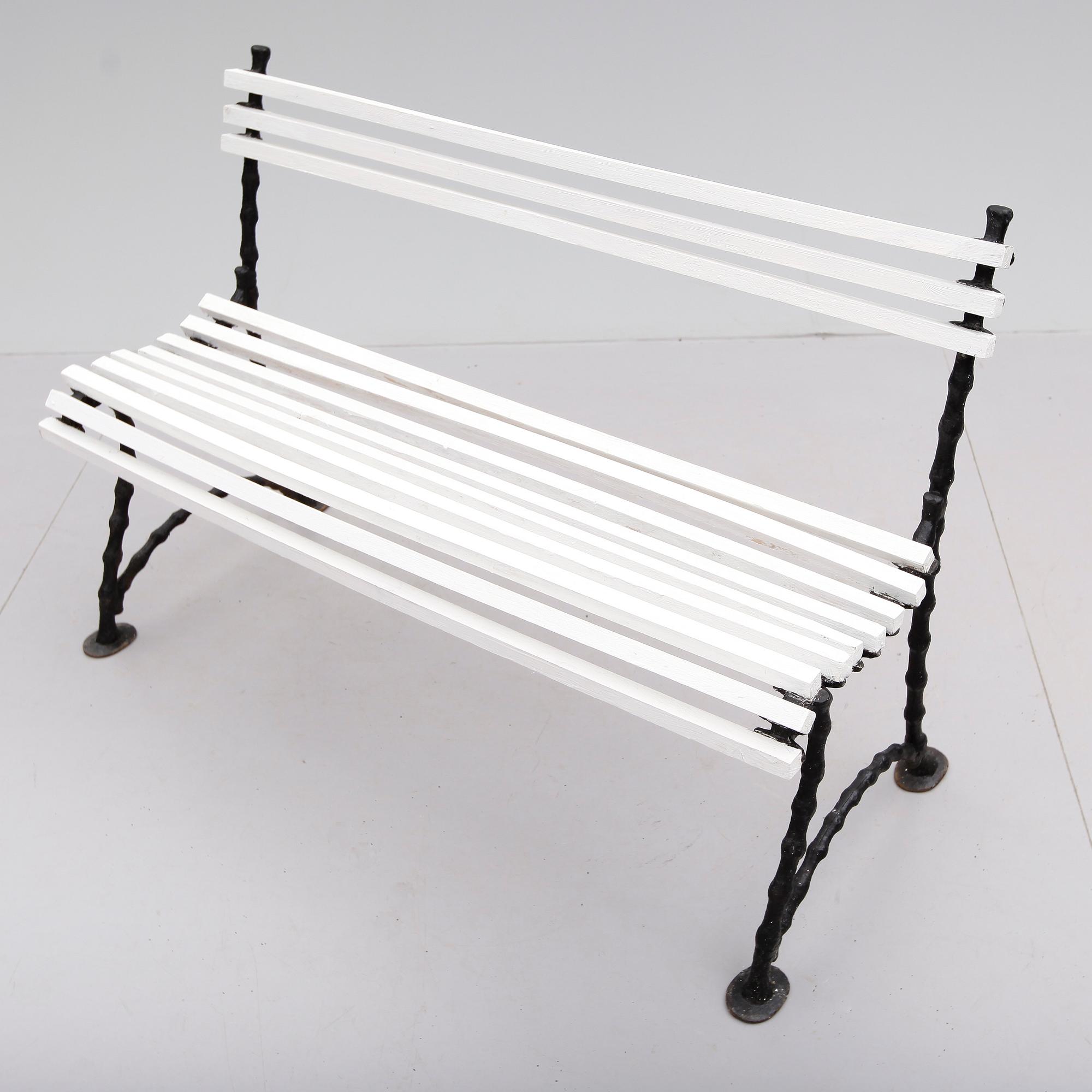 TRÄDGÅRDSSOFFA, gjutjärn, 1900-talets första hälft.