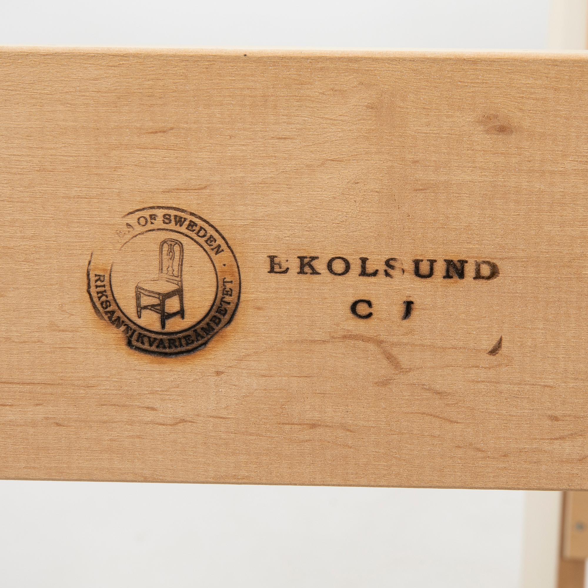 Bookcases 1 pair, "Ekolsund" from IKEA's 18th-century series, late 20th century.
