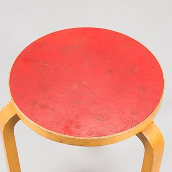 Alvar Aalto, a 1960's '82' table and six '66' stools for O.Y. Huonekalu-ja Rakennustyötehdas A.B.