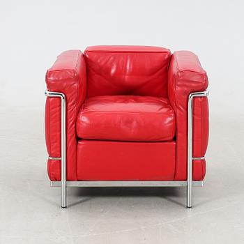 Le Corbusier, Pierre Jeanneret & Charlotte Perriand, armchair, "LC2", Cassina, Italy.