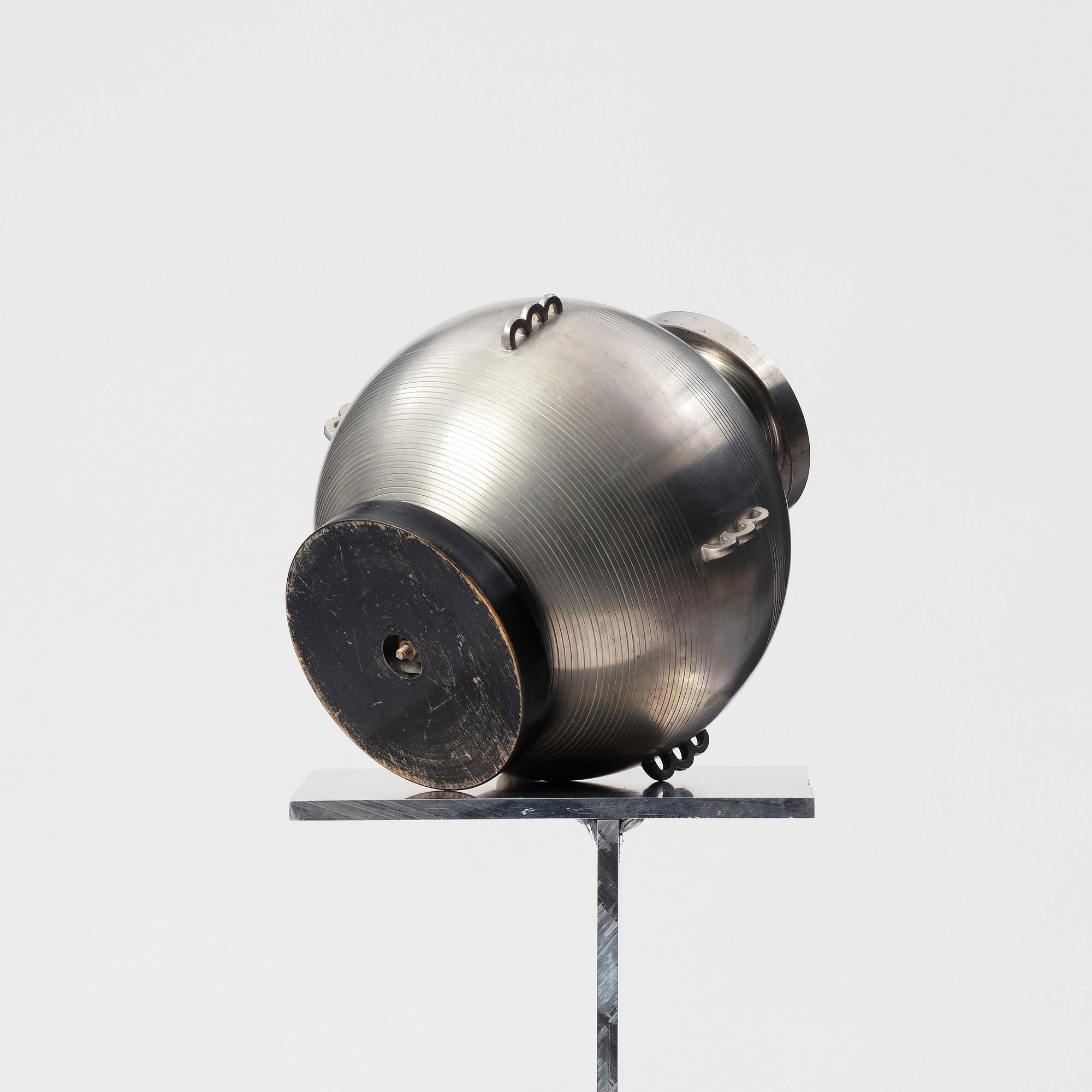 Sylvia Stave, a pewter vase, C.G Hallberg, Stockholm 1930s.