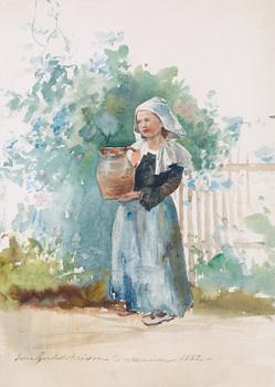 140. Anna Gardell-Ericson, Girl with jug, Brittany.