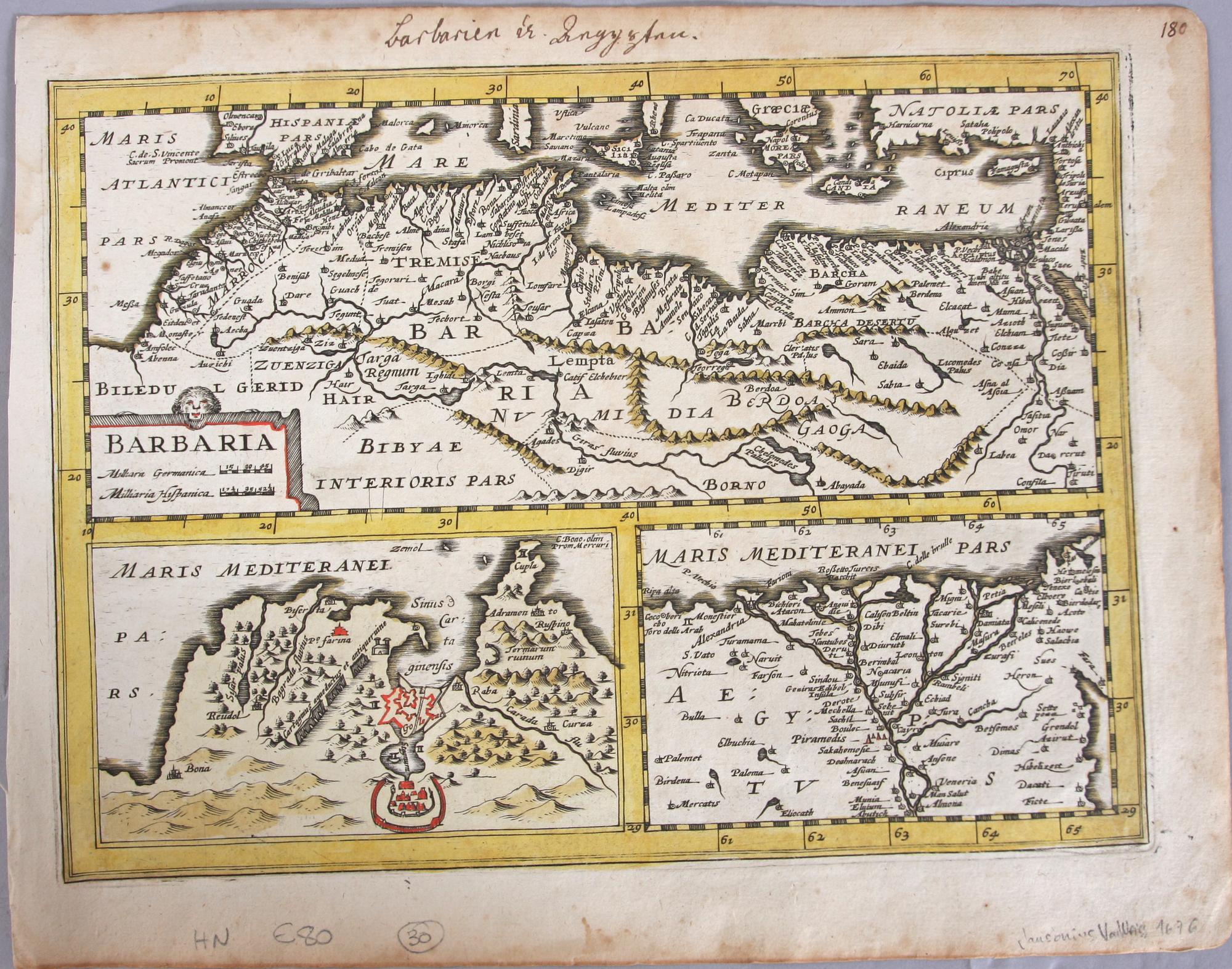 KARTA, Jansonius, 1679.
