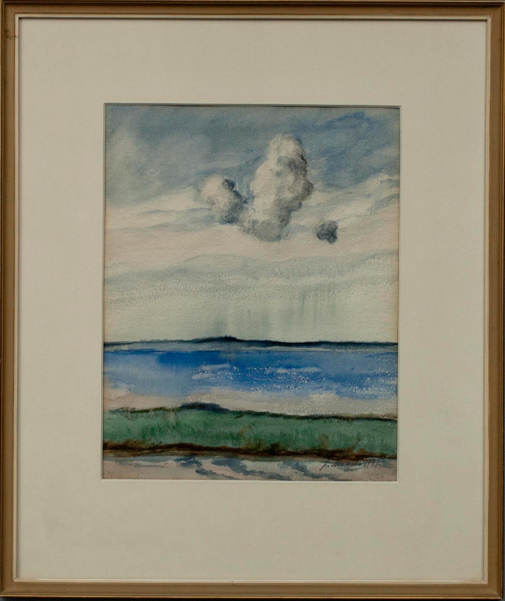 JUHO MÄKELÄ, akvarell, sign. och dat. 1927.