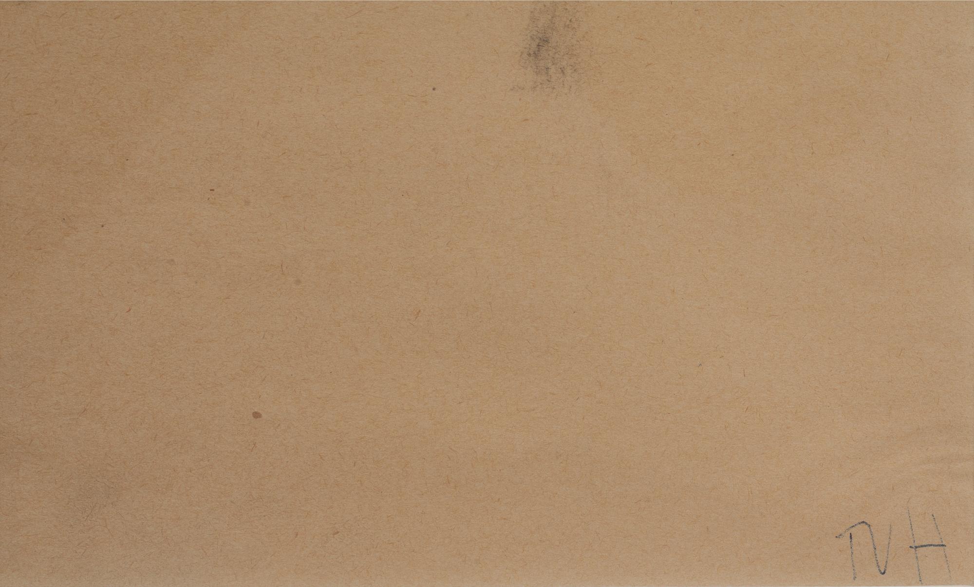 TORA VEGA HOLMSTRÖM, kolteckning, monogramsignerad.