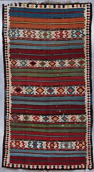 MATTA, Kelim, Shahsevan, antik. Ca 326 x 165.