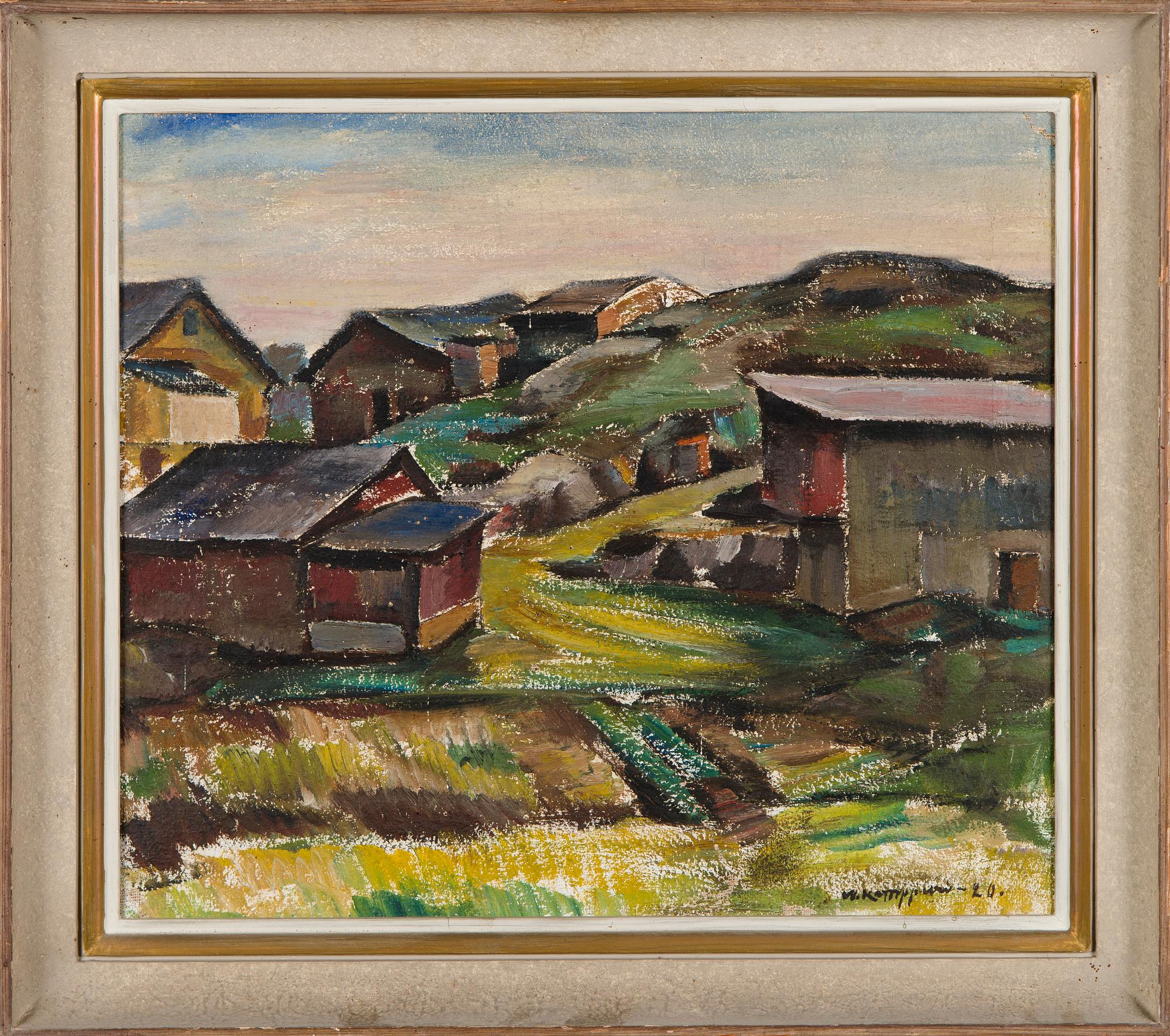 Väinö Kamppuri, Cottage Landscape.