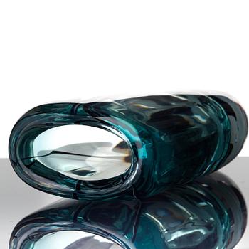 Vicke Lindstrand, a "Winter" glass vase, Kosta, Sweden 1950's.