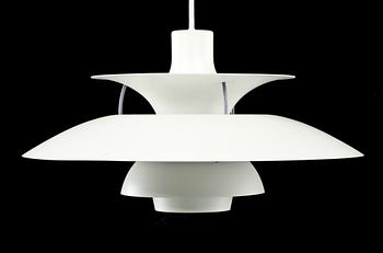 TAKLAMPA, "PH-lampa", Louis Poulsen för Poul Henningsen, 1900-talets fjärde kvartal. Höjd 30 cm.