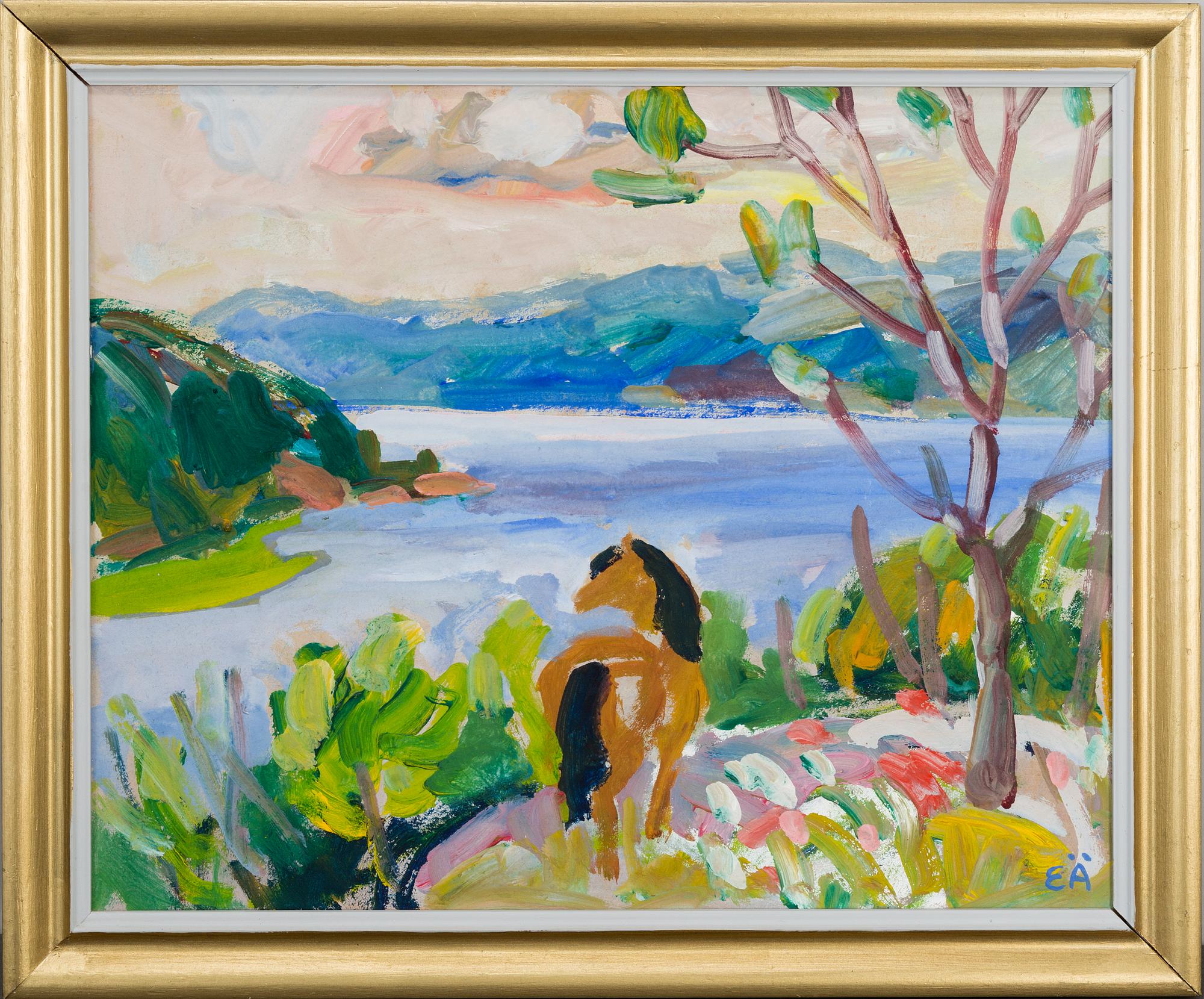 ERLING ÄRLINGSSON, oil on panel, signed, dated 1970 a tergo.