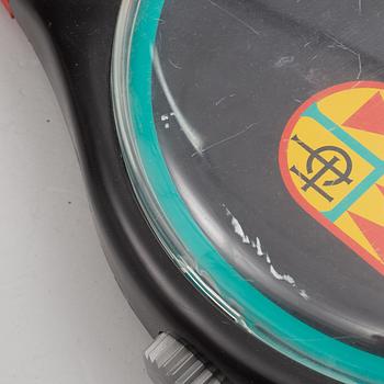 Wall clock, Swatch.