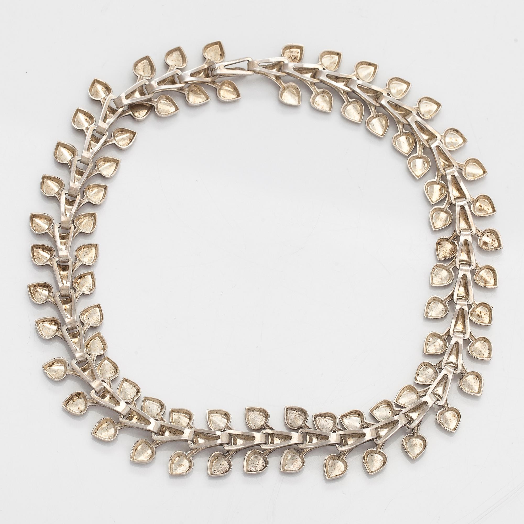 Anton Michlesen, a sterling silver necklace.