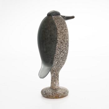 Oiva Toikka, a 'Heron' glass bird signed O. Toikka Nuutajärvi.
