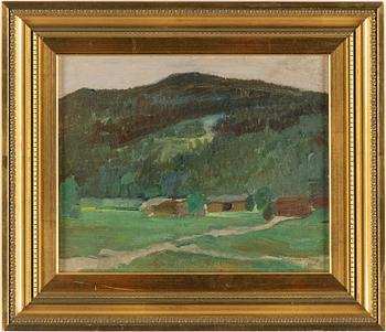 AXEL TÖRNEMAN, oil on canvas, signed and dated 1907.